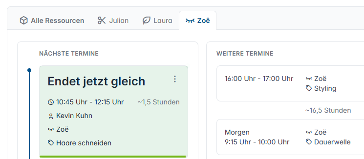 Online Terminplaner Dashboard Terminende Teaser