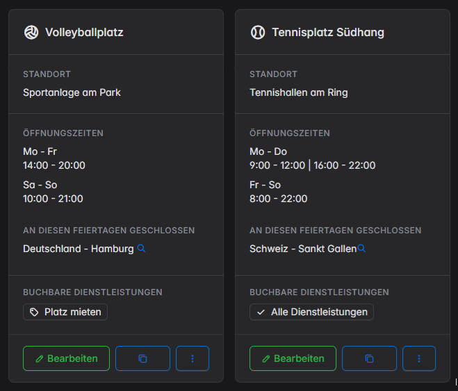 Online Terminplaner Ressourcen Räume