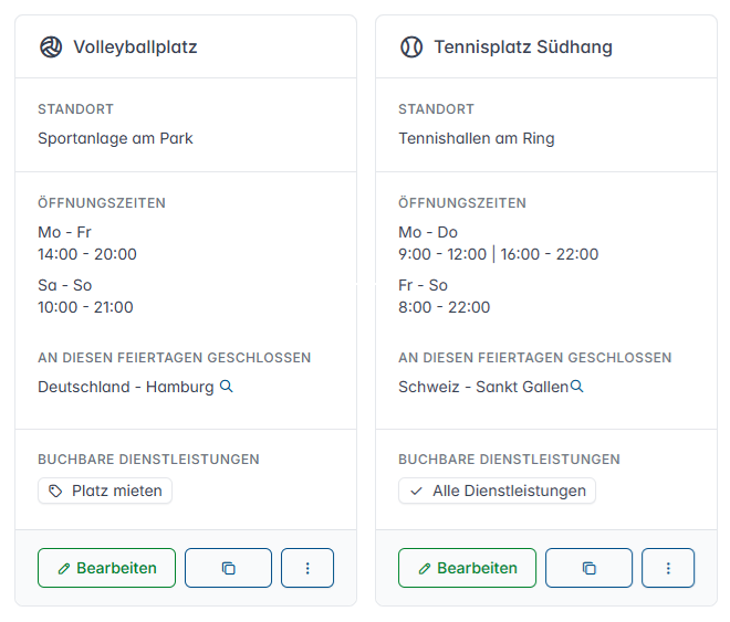 Online Terminplaner Ressourcen Räume