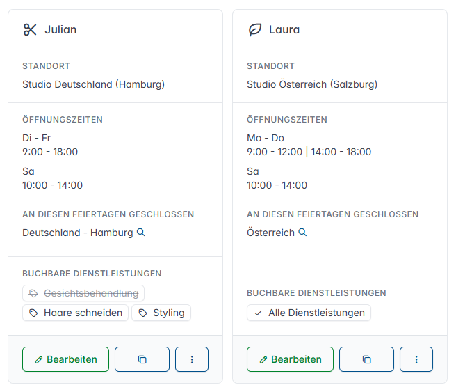 Online Terminplaner Ressourcen