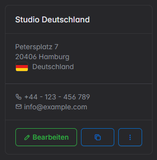 Online Terminplaner Standort